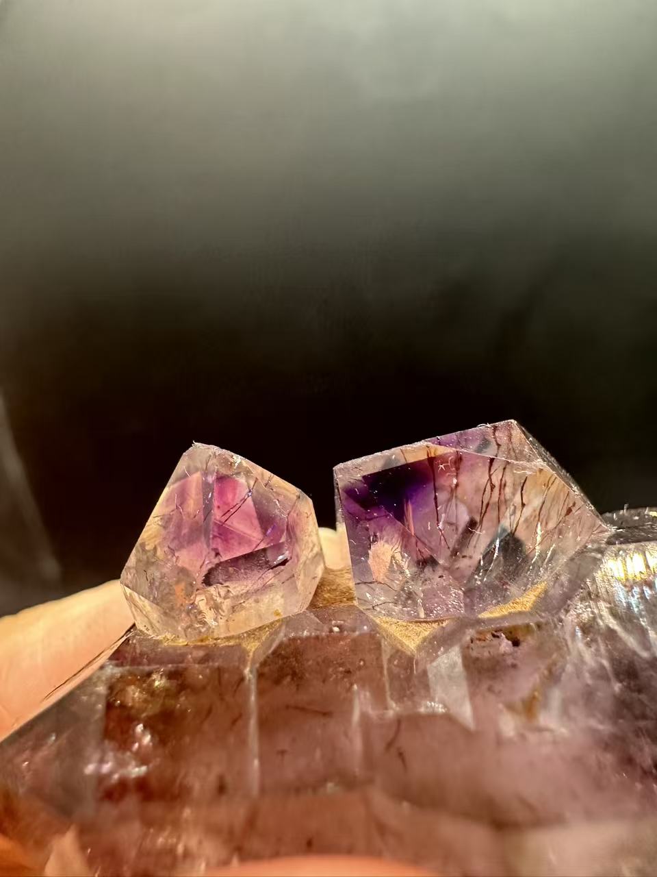Super 7 Crystal Specimen with Layered Inclusions | 24g 2.8cm Exact Piece