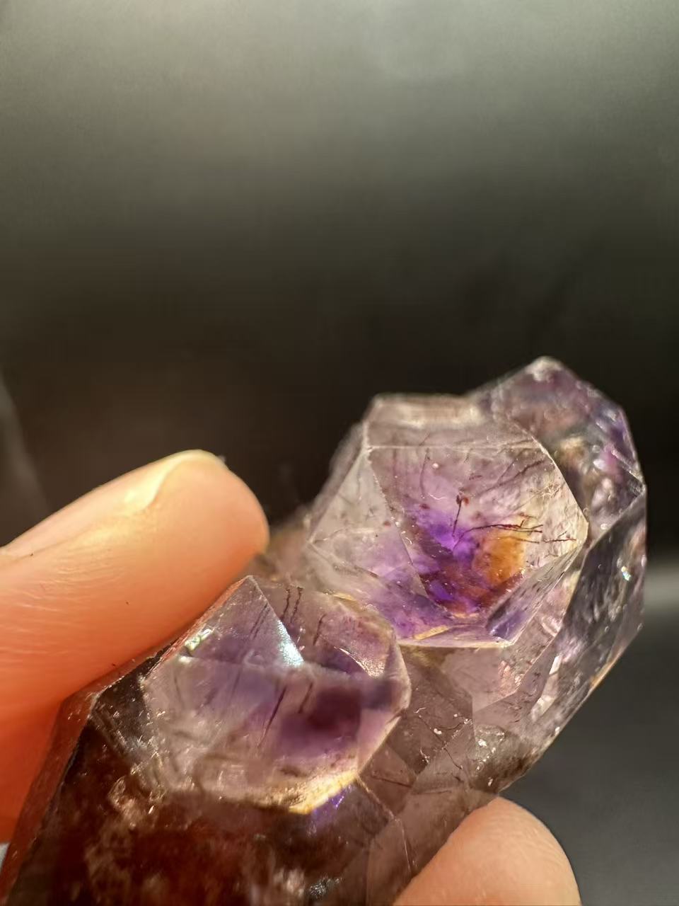Super 7 Crystal Specimen with Layered Inclusions | 24g 2.8cm Exact Piece