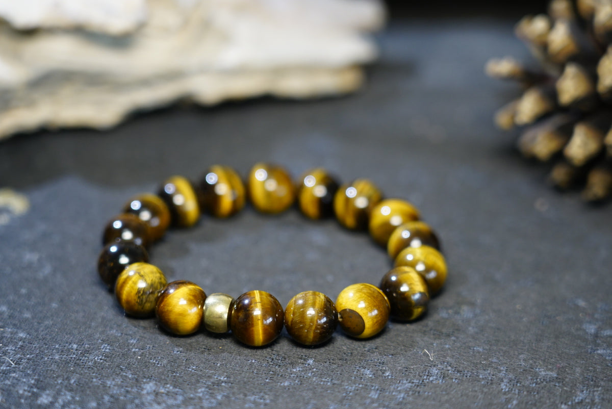 Tiger’s Eye Bracelet | Natural Stretch Beads 8mm & 10mm