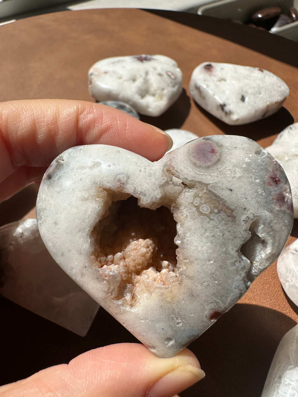Agate Heart – Natural Polished Stone 4–5cm product photo 8
