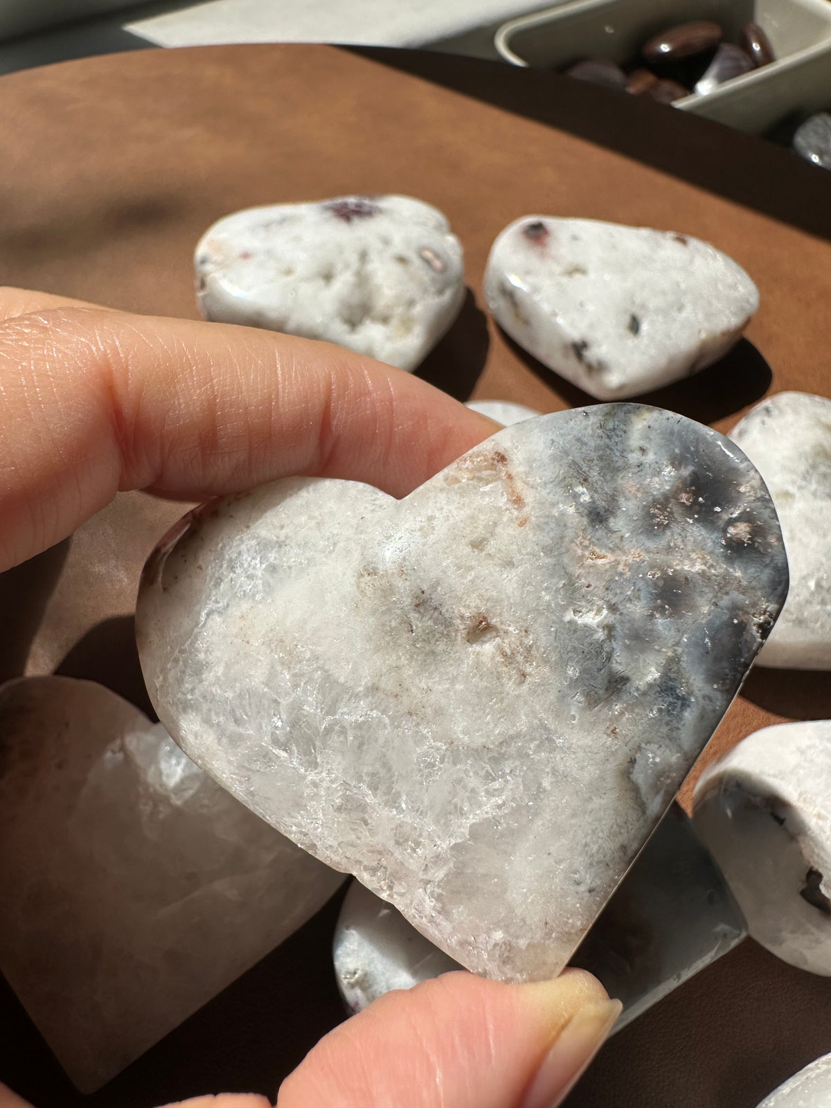 Agate Heart – Natural Polished Stone 4–5cm product photo 6