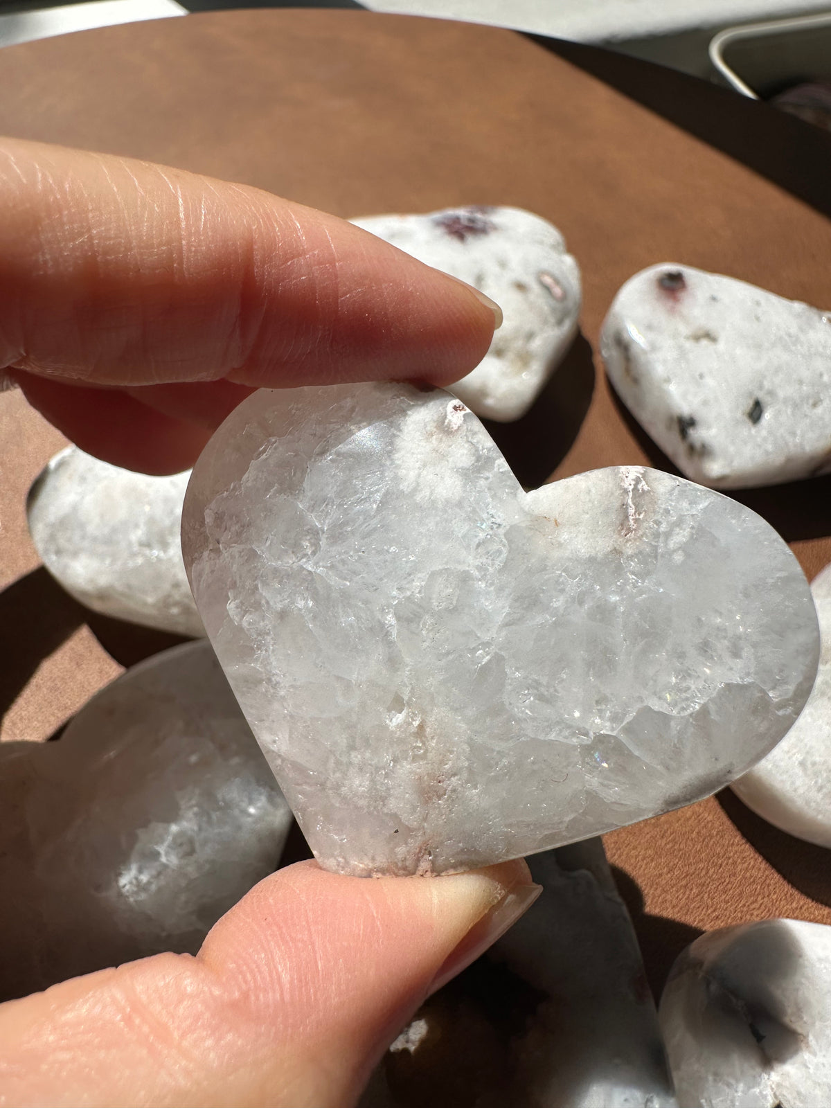 Agate Heart – Natural Polished Stone 4–5cm product photo 5