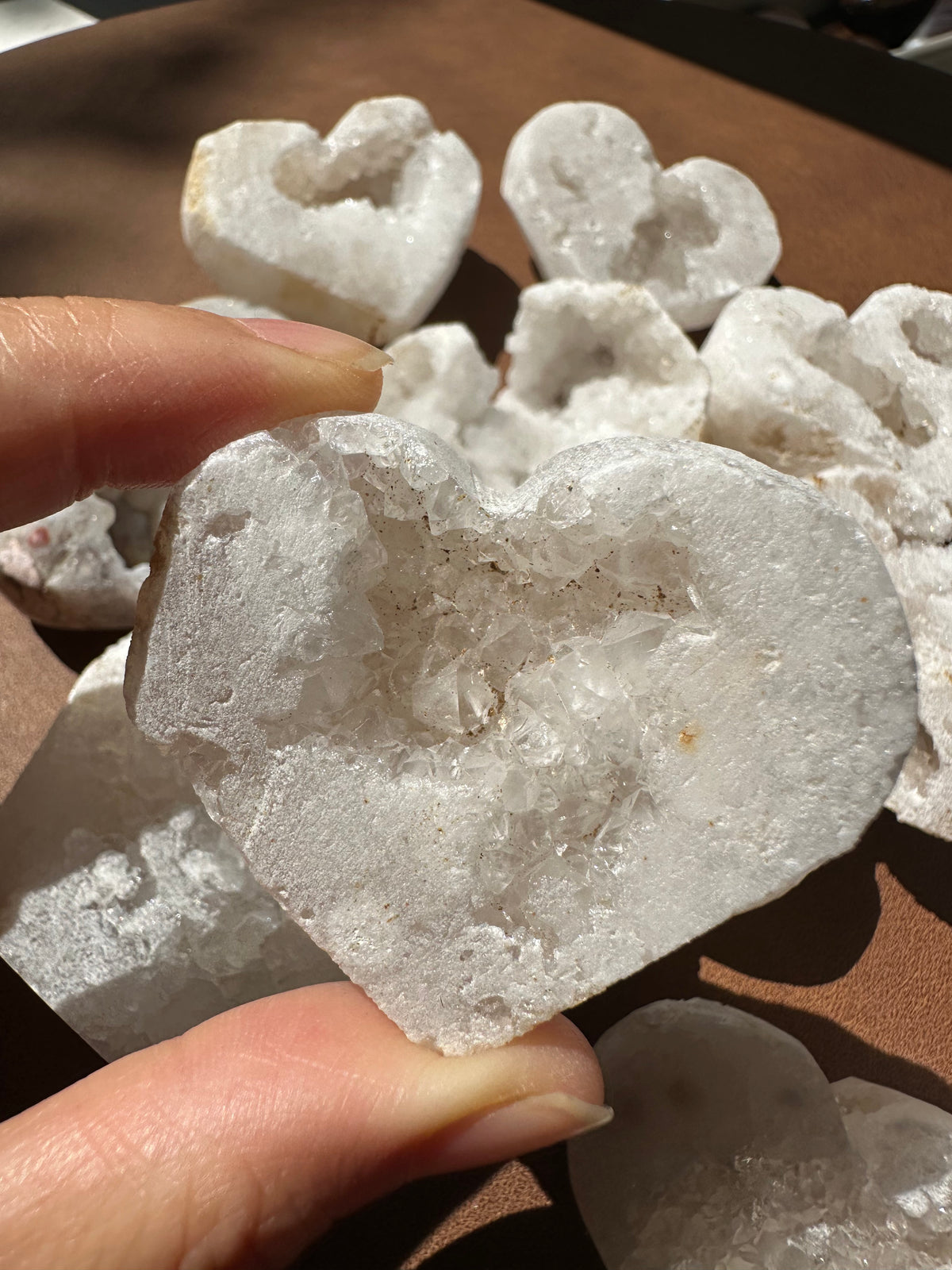 Druzy Agate Heart | Natural Crystal 4–5cm