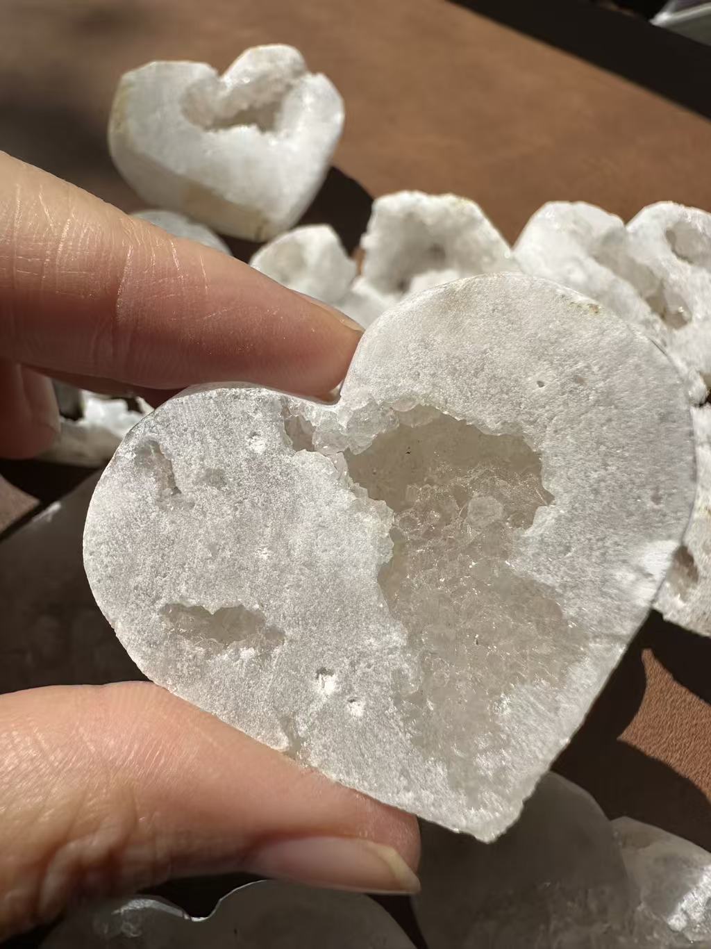 Druzy Agate Heart | Natural Crystal 4–5cm