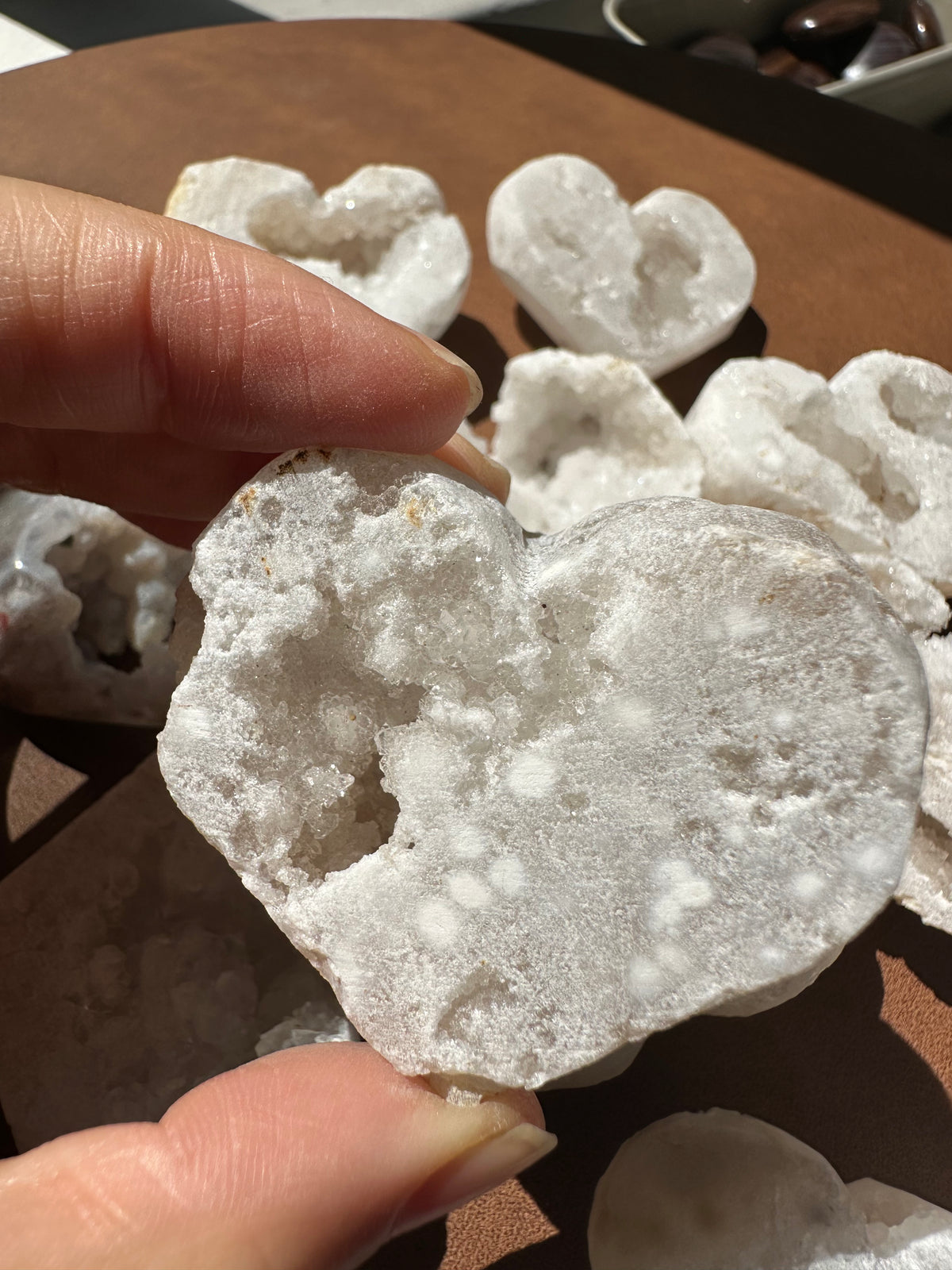 Druzy Agate Heart | Natural Crystal 4–5cm