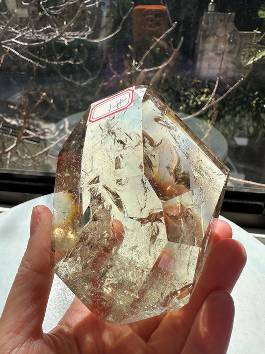 Exact Piece #1 — Brazilian Citrine Freeform with Rainbow, 376g, photo 1