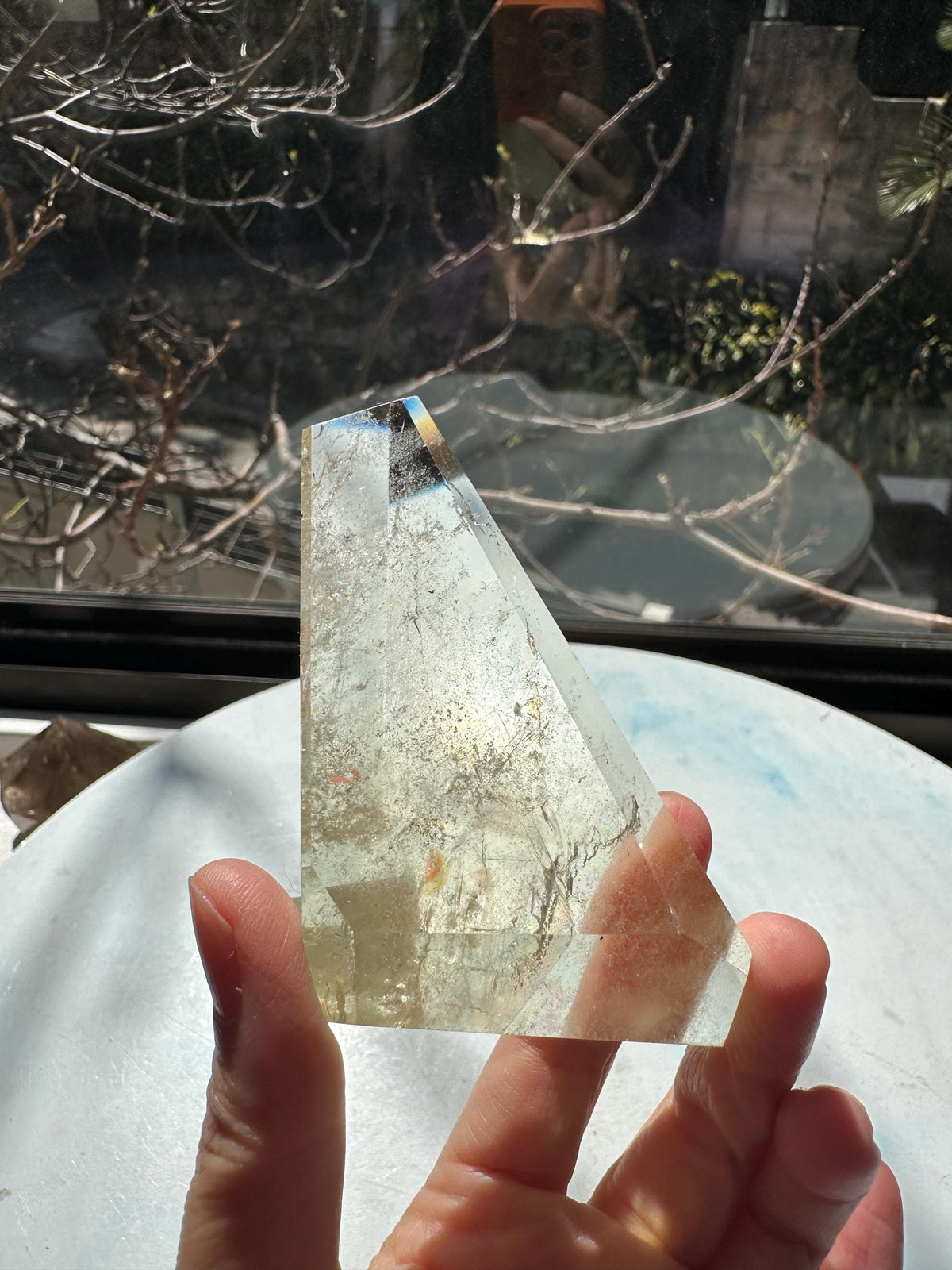 Exact Piece #8 — Internal rainbow Brazilian Citrine Freeform, 162g, photo 3