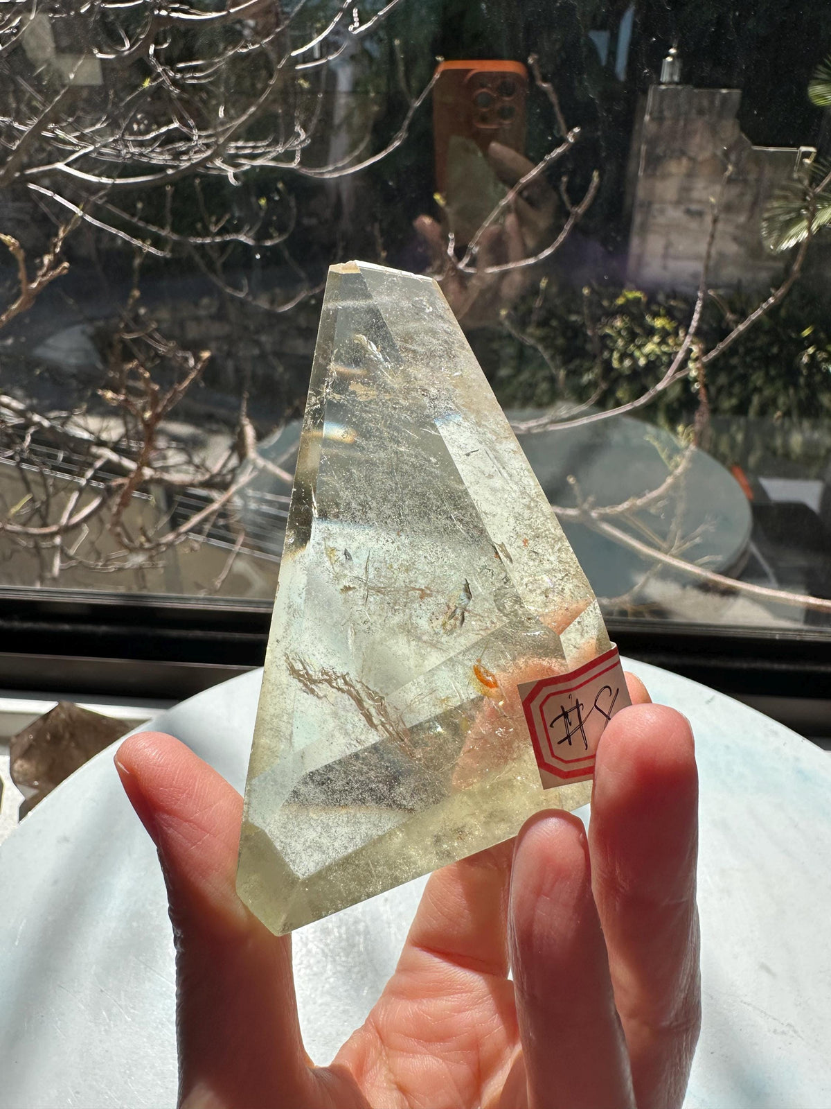 Exact Piece #8 — Internal rainbow Brazilian Citrine Freeform, 162g, photo 8