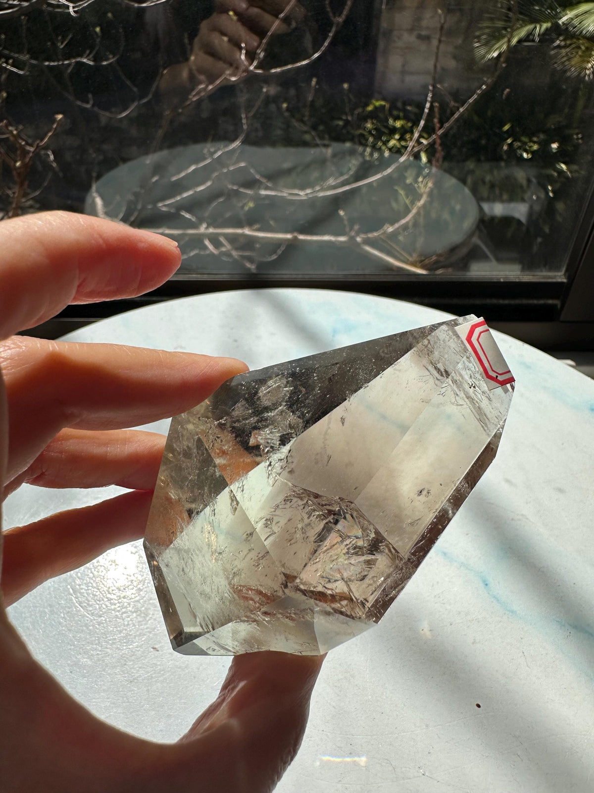 Exact Piece #9 — Brazilian Citrine Freeform with Rainbow, 178g, photo 10