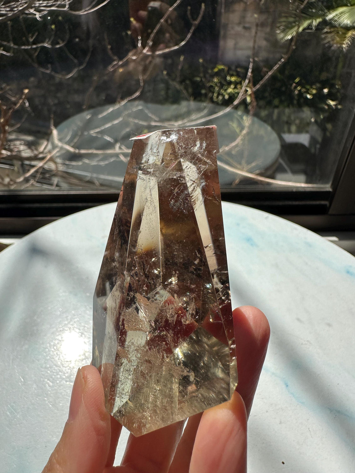 Exact Piece #9 — Brazilian Citrine Freeform with Rainbow, 178g, photo 2