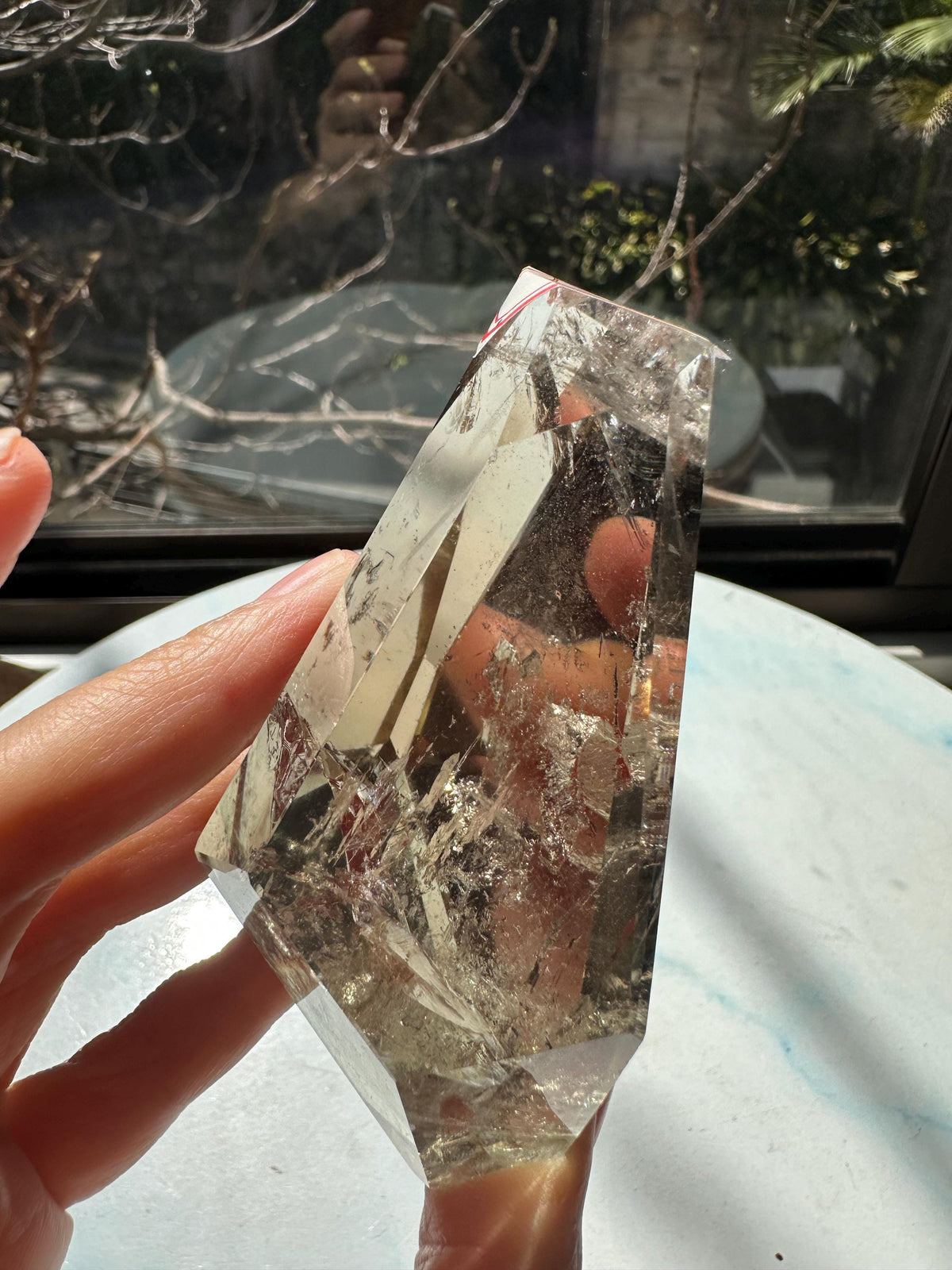 Exact Piece #9 — Brazilian Citrine Freeform with Rainbow, 178g, photo 3