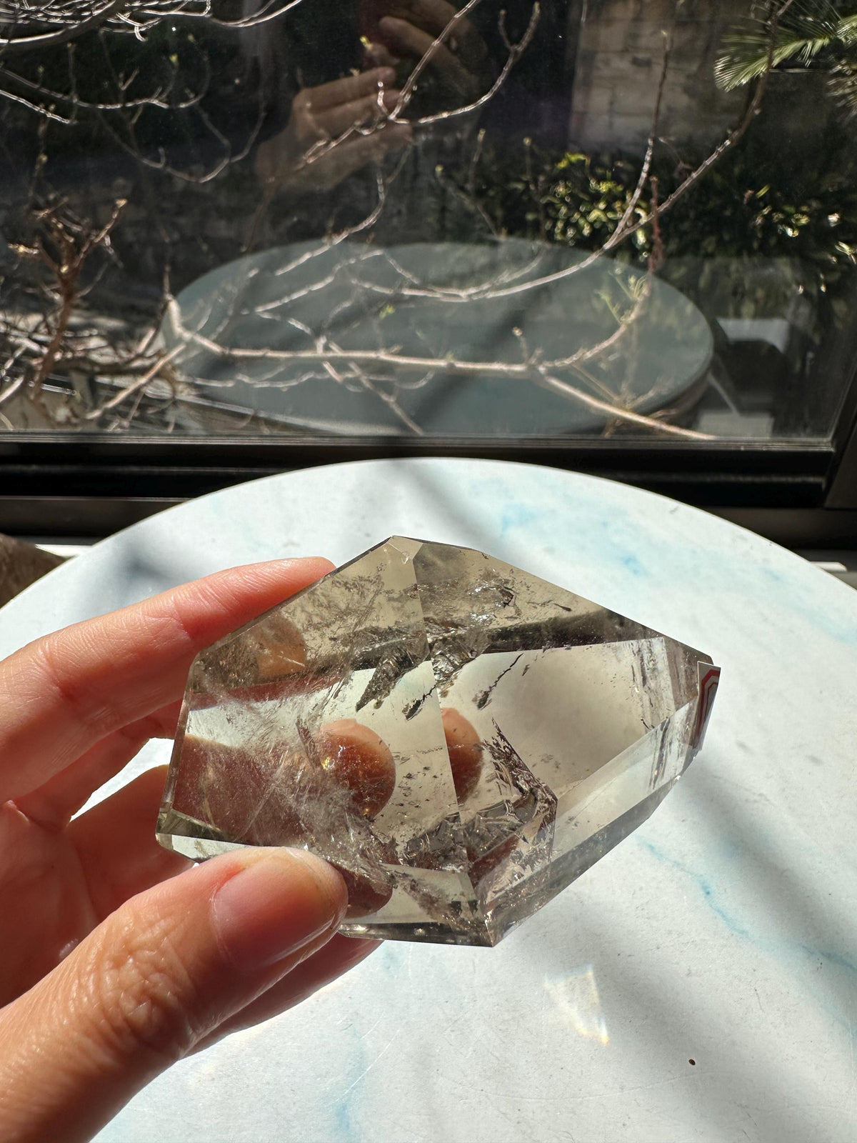 Exact Piece #9 — Brazilian Citrine Freeform with Rainbow, 178g, photo 6