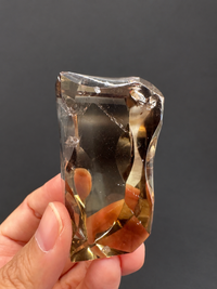 Top Quality Rare Brazilian Citrine Freeform No.3 — Ultra Clear, Fine Cut, Shadow Mountain, 89g