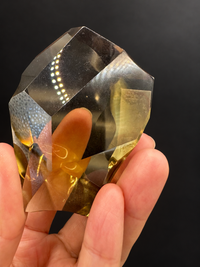 Top Quality Rare Brazilian Citrine Freeform No.4 — Ultra Clear, Fine Cut, Shadow, 116g