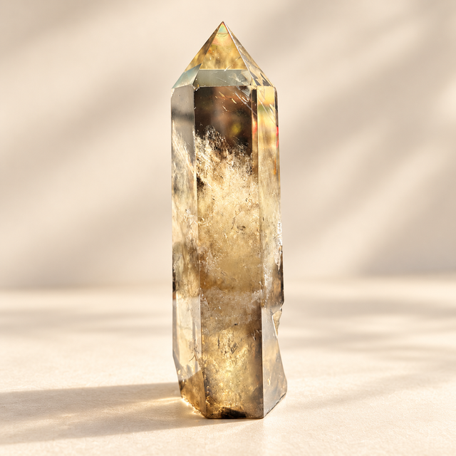 Brazilian Smoky Citrine Tower | 421g 15cm Exact Piece #421