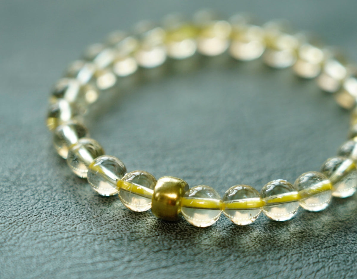Natural Citrine Bracelet – back view