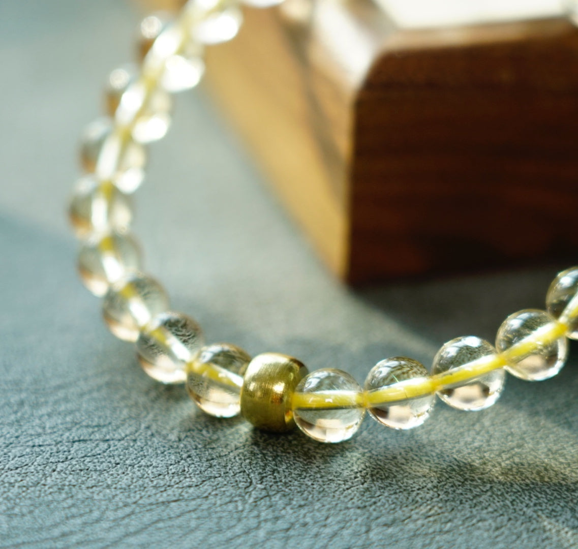 Natural Citrine Bracelet – display view