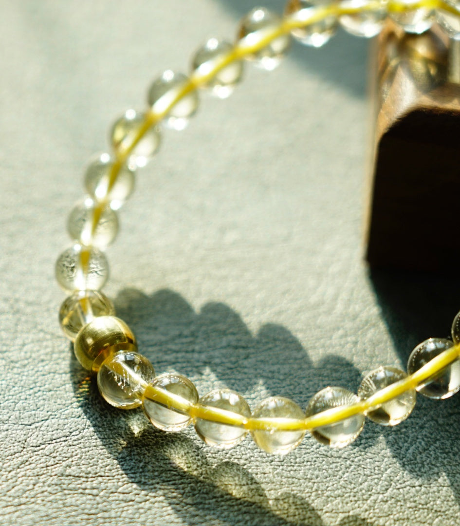 Natural Citrine Bracelet – light-catching detail