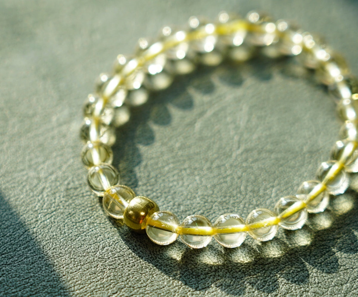 Natural Citrine Bracelet – base view