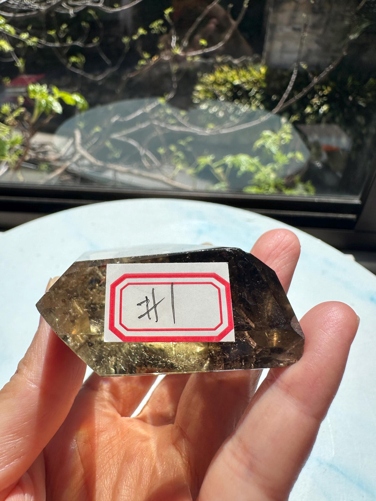 Exact citrine piece #1, 116g — real product view 9