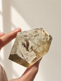 Natural Brazilian Citrine Freeform 118g | Rainbow Polished Crystal | Exact Piece #12