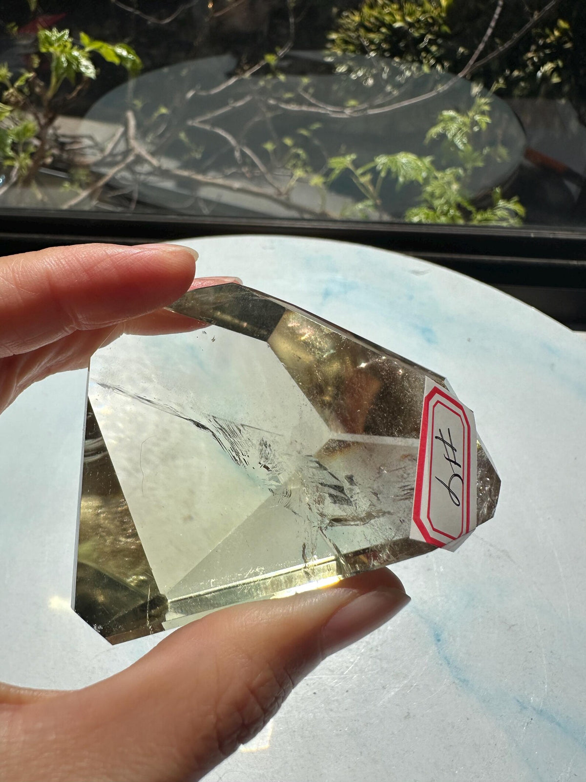 Exact citrine piece #4, 129g — real product view 3