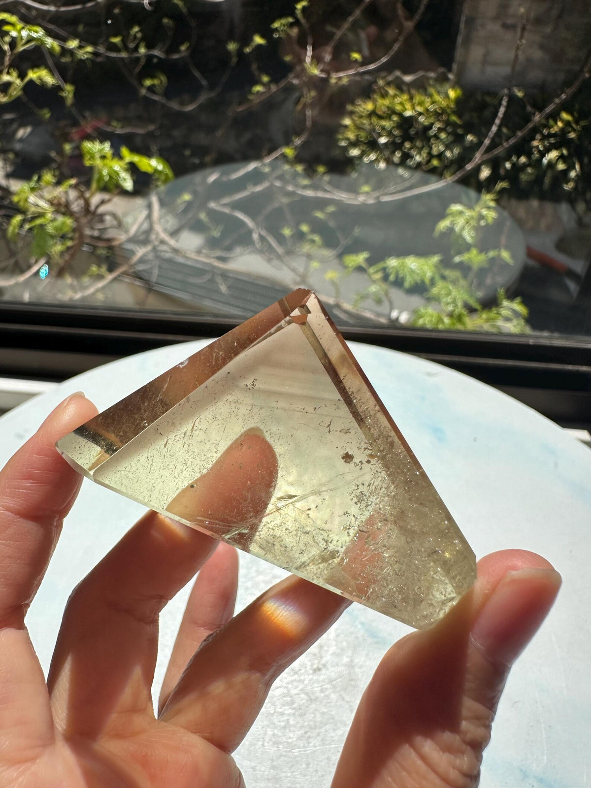 Exact citrine piece #6, 135g — real product view 1