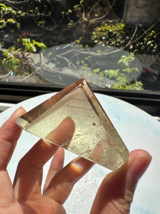 Exact citrine piece #6, 135g — real product view 1