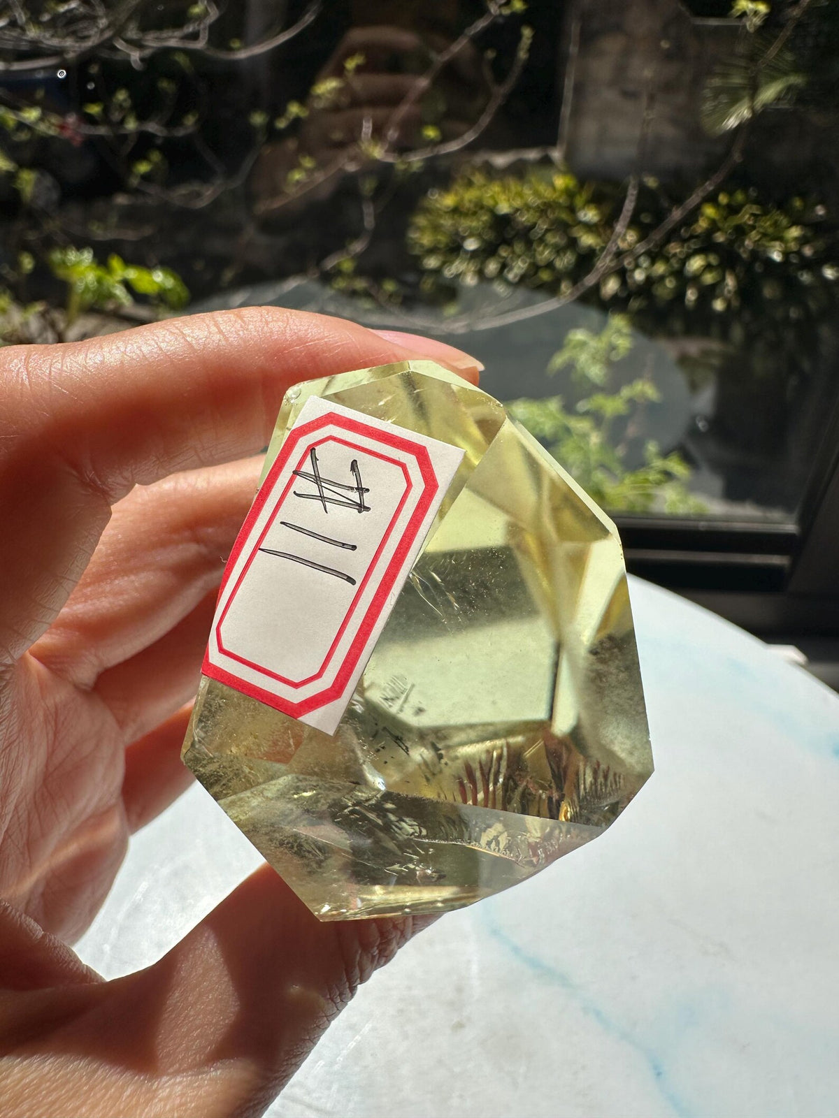 Exact citrine piece #11, 144g — real product view 10