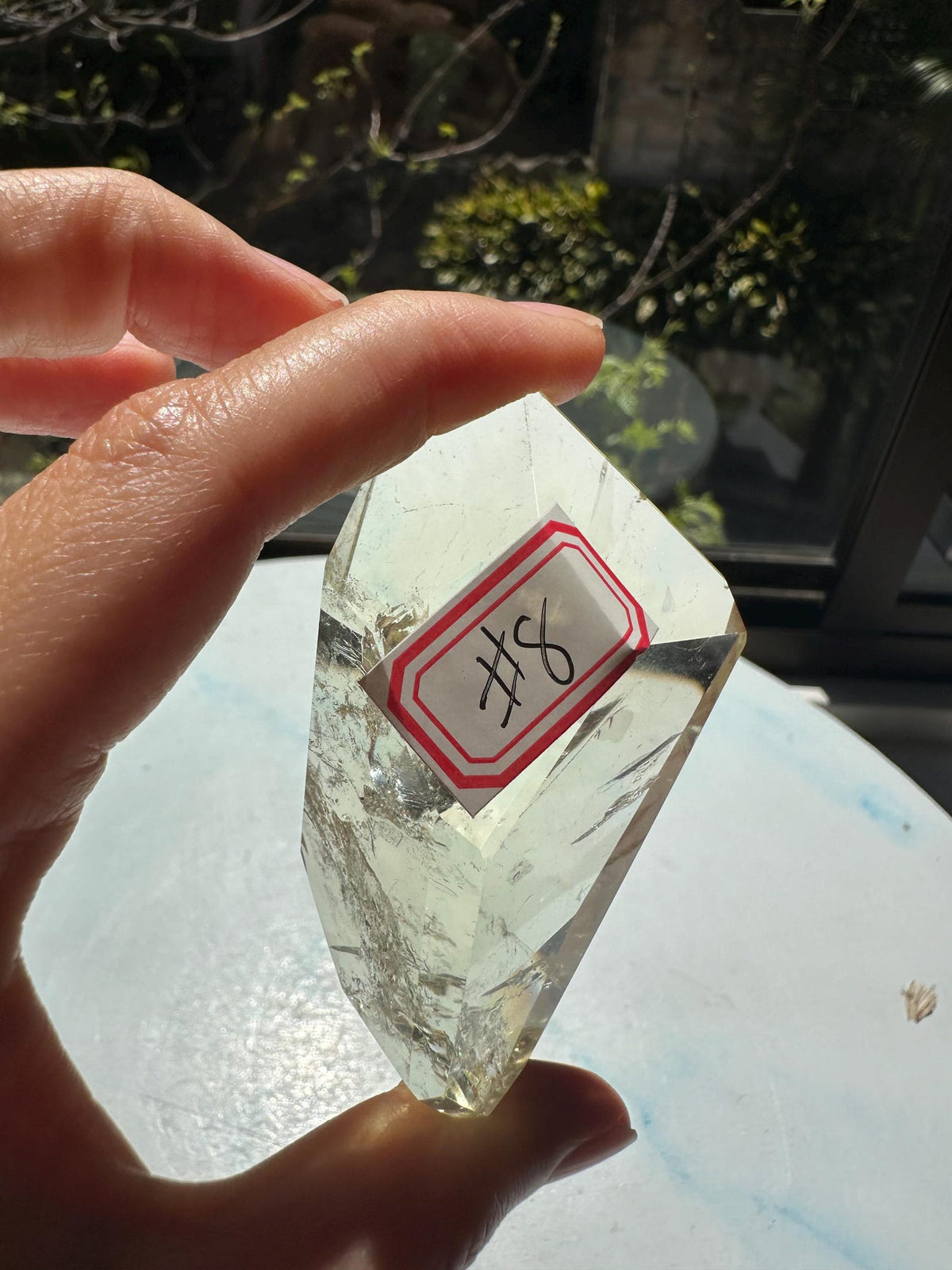 Exact citrine piece #8, 78g — real product view 2