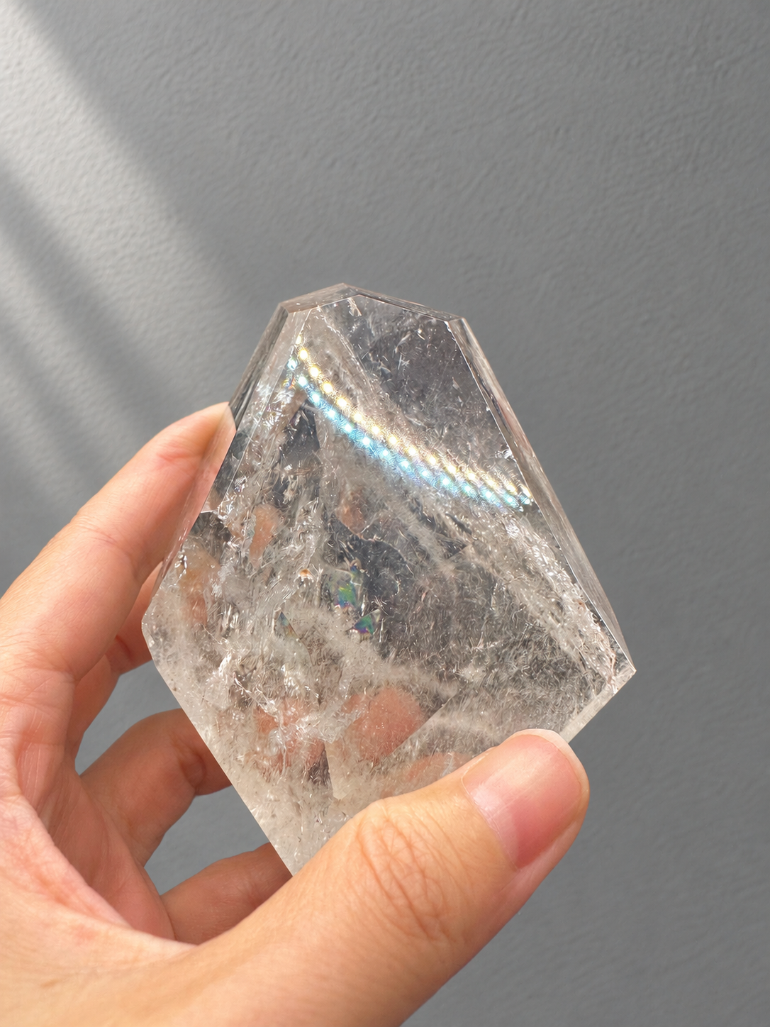 Brazilian Clear Quartz Freeform 377g, exact piece #3, view 1