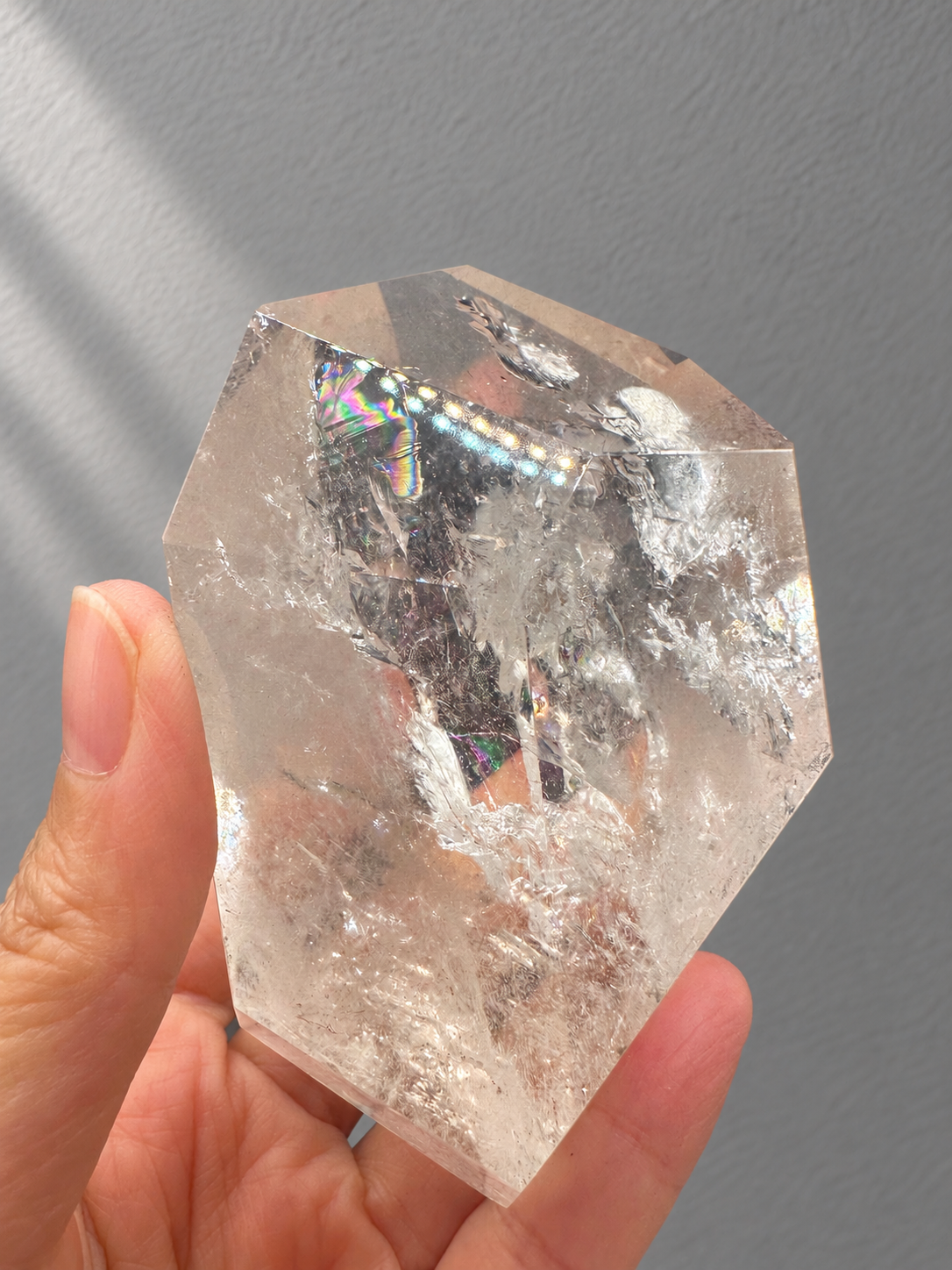 Brazilian Clear Quartz Freeform 377g, exact piece #3, view 2