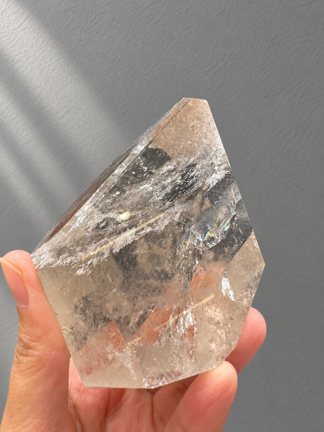 Brazilian Clear Quartz Freeform 377g, exact piece #3, view 3