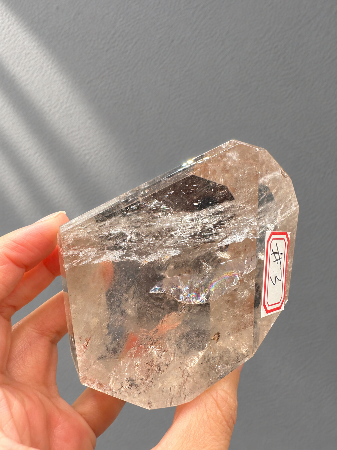 Brazilian Clear Quartz Freeform 377g, exact piece #3, view 6