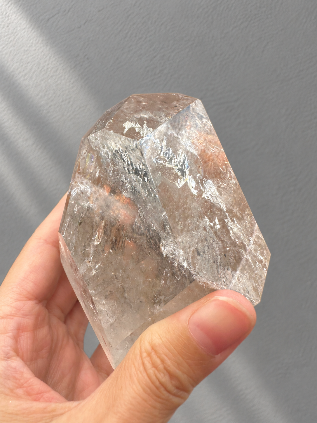 Brazilian Clear Quartz Freeform 377g, exact piece #3, view 7