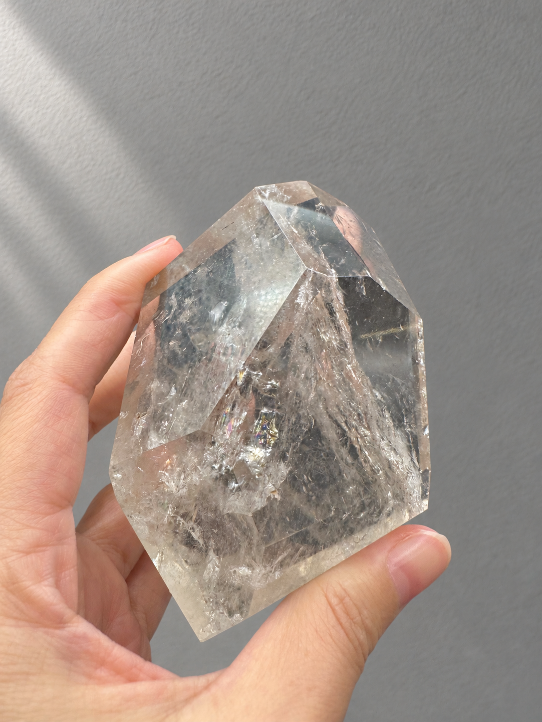 Brazilian Clear Quartz Freeform 377g, exact piece #3, view 8