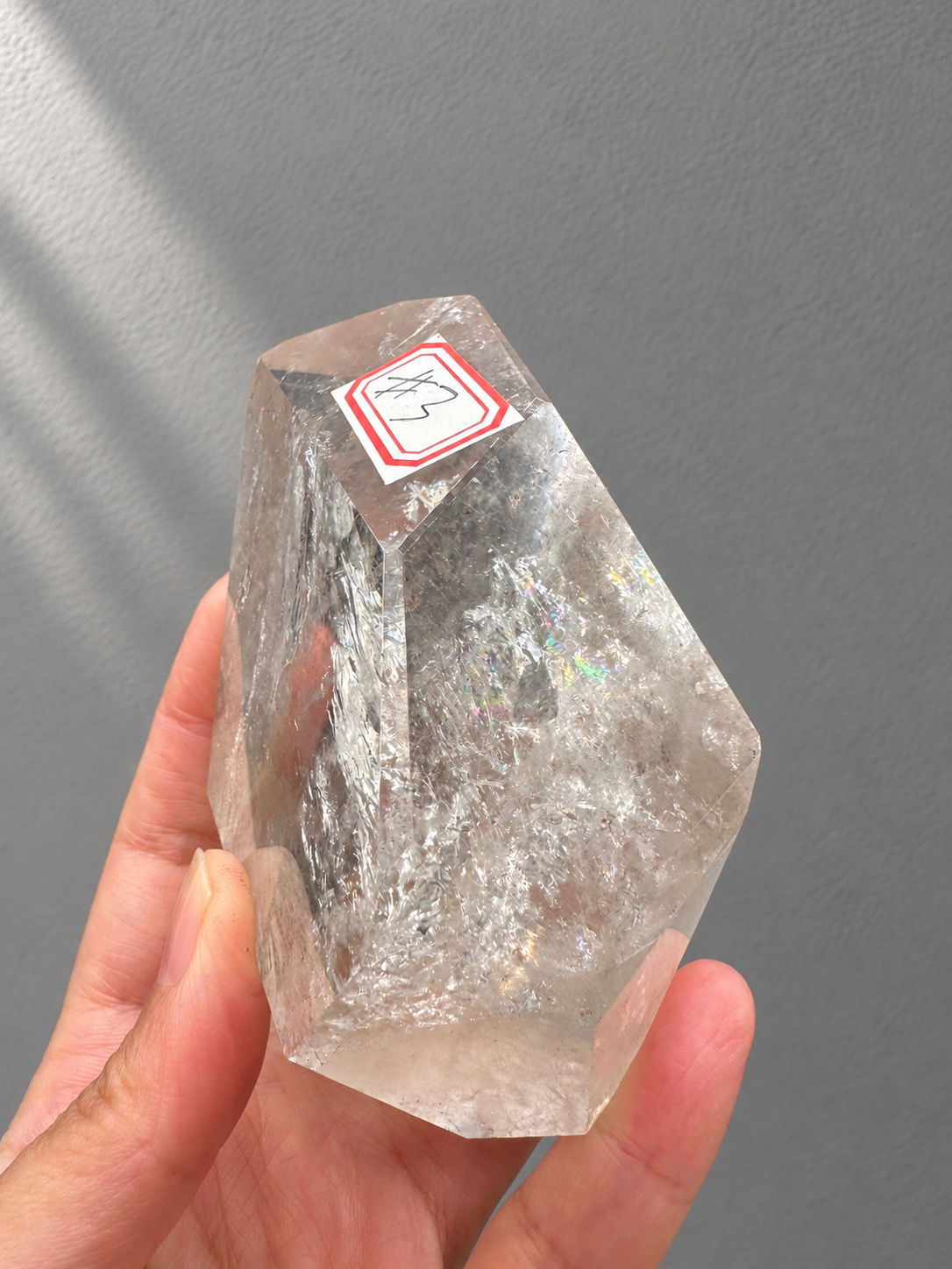 Brazilian Clear Quartz Freeform 377g, exact piece #3, view 11