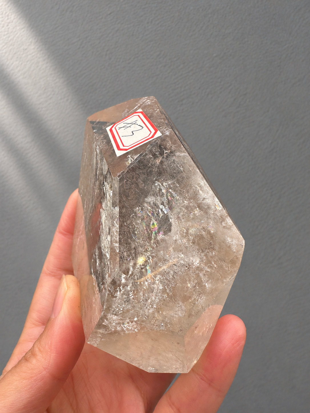 Brazilian Clear Quartz Freeform 377g, exact piece #3, view 12