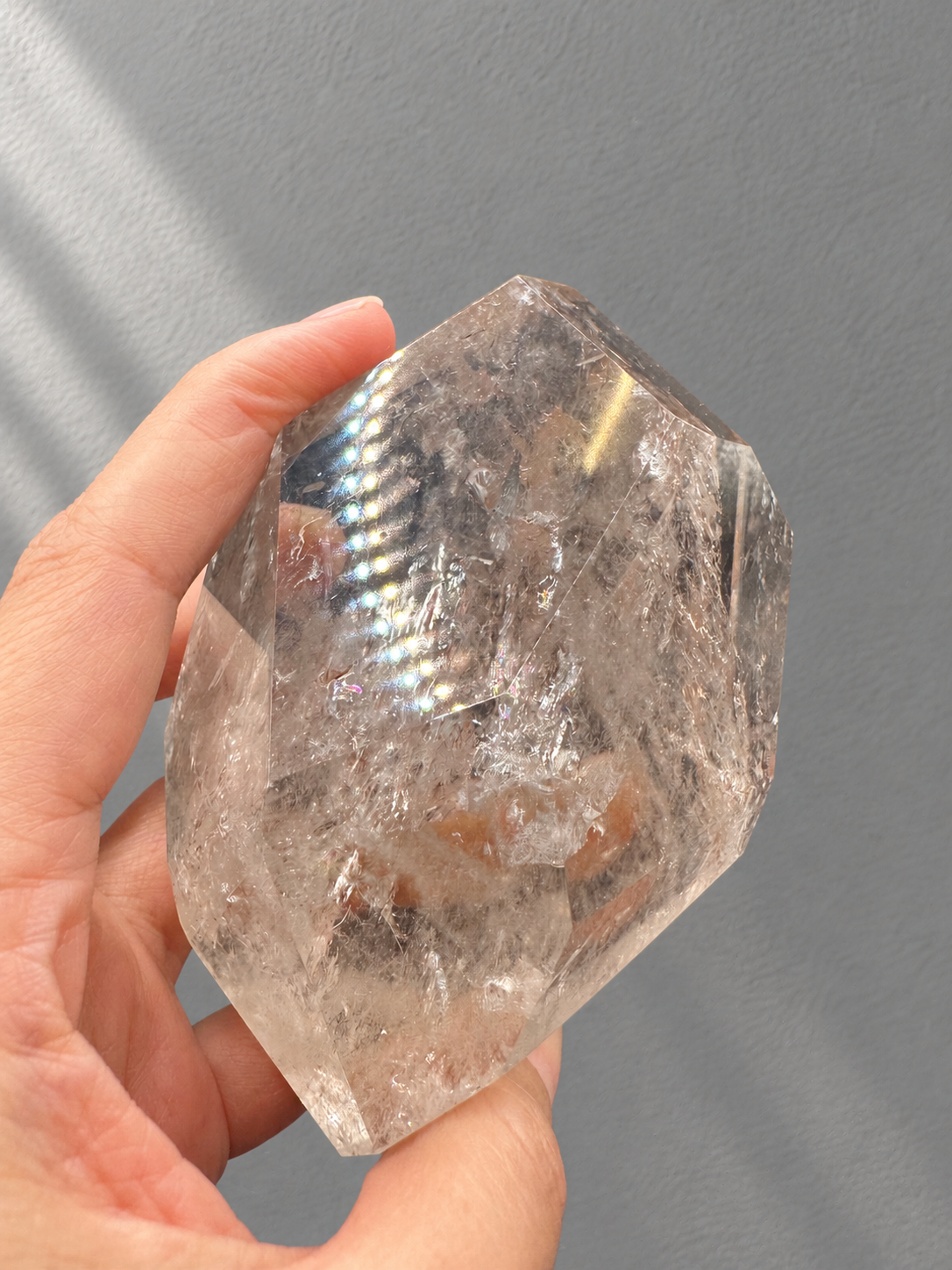 Brazilian Clear Quartz Freeform 377g, exact piece #3, view 14