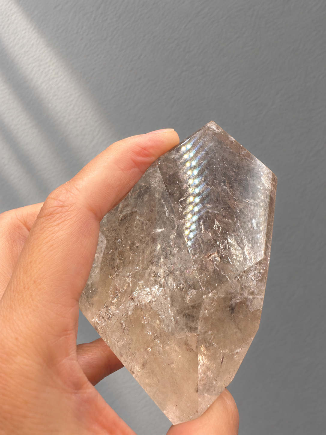 Brazilian Clear Quartz Freeform 377g, exact piece #3, view 15