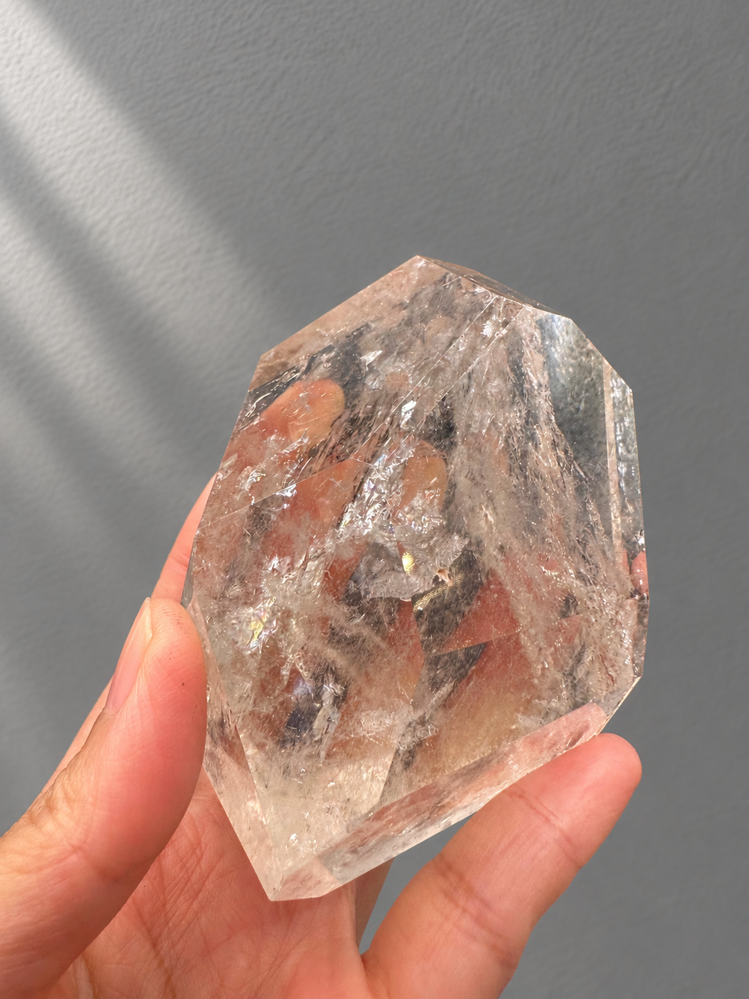 Brazilian Clear Quartz Freeform 377g, exact piece #3, view 17