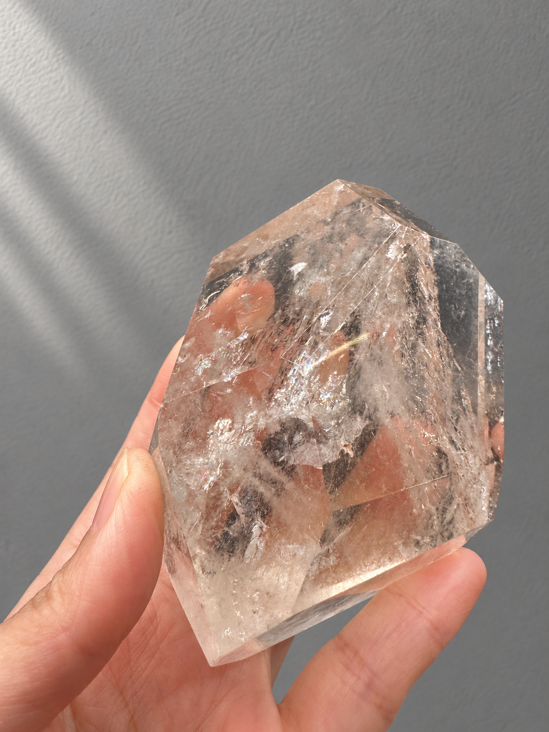 Brazilian Clear Quartz Freeform 377g, exact piece #3, view 18