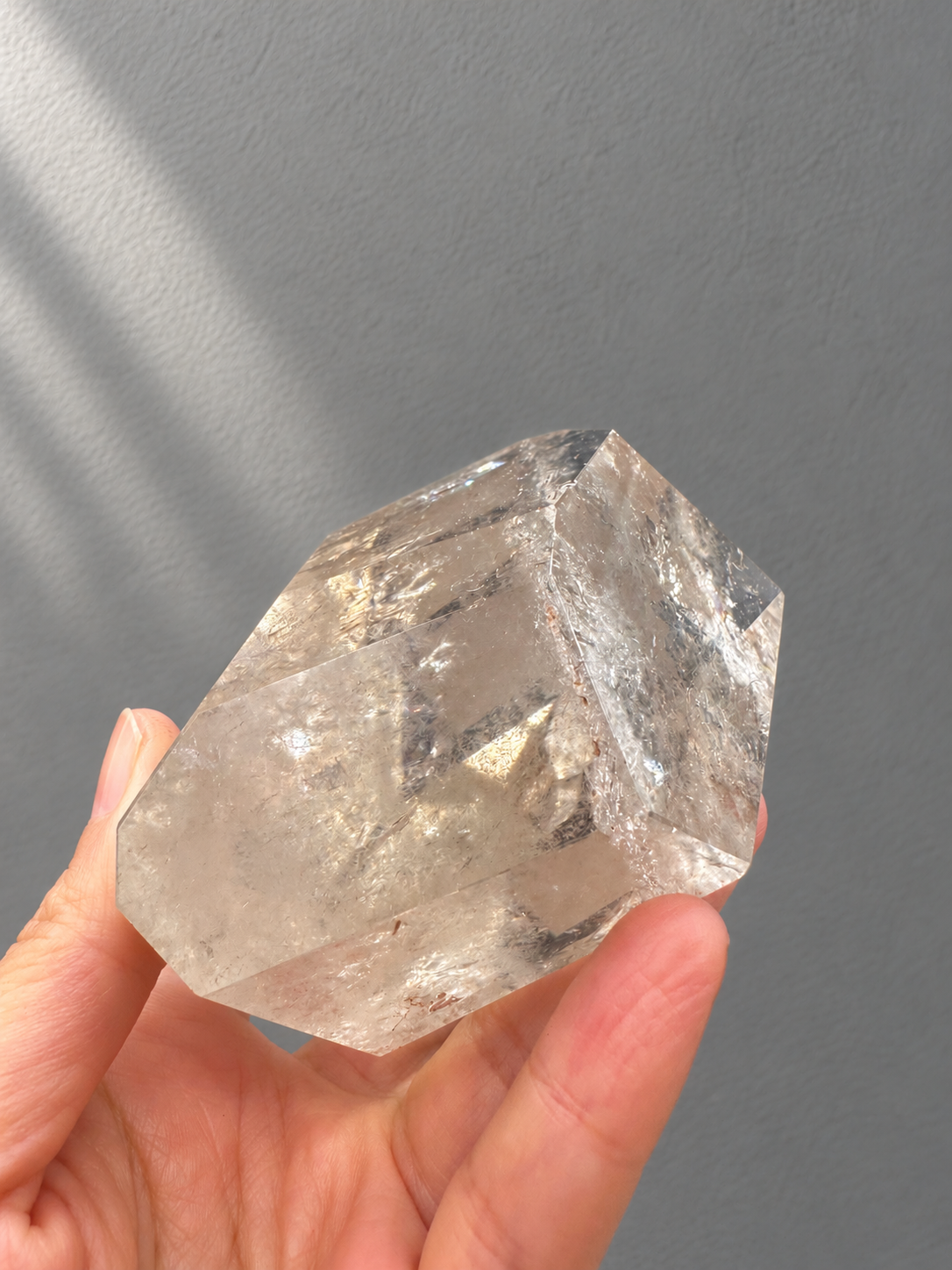 Brazilian Clear Quartz Freeform 377g, exact piece #3, view 19
