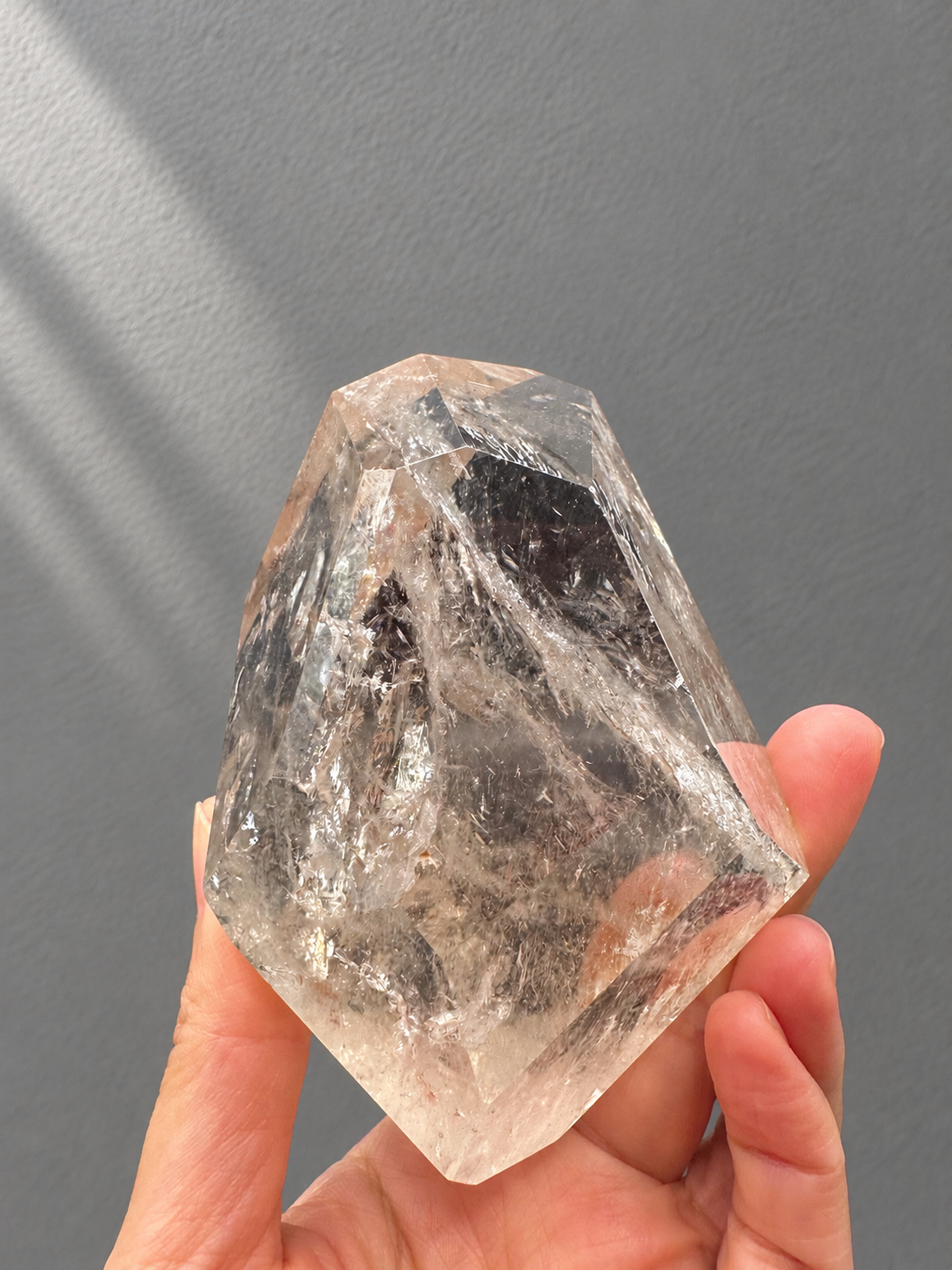 Brazilian Clear Quartz Freeform 377g, exact piece #3, view 23