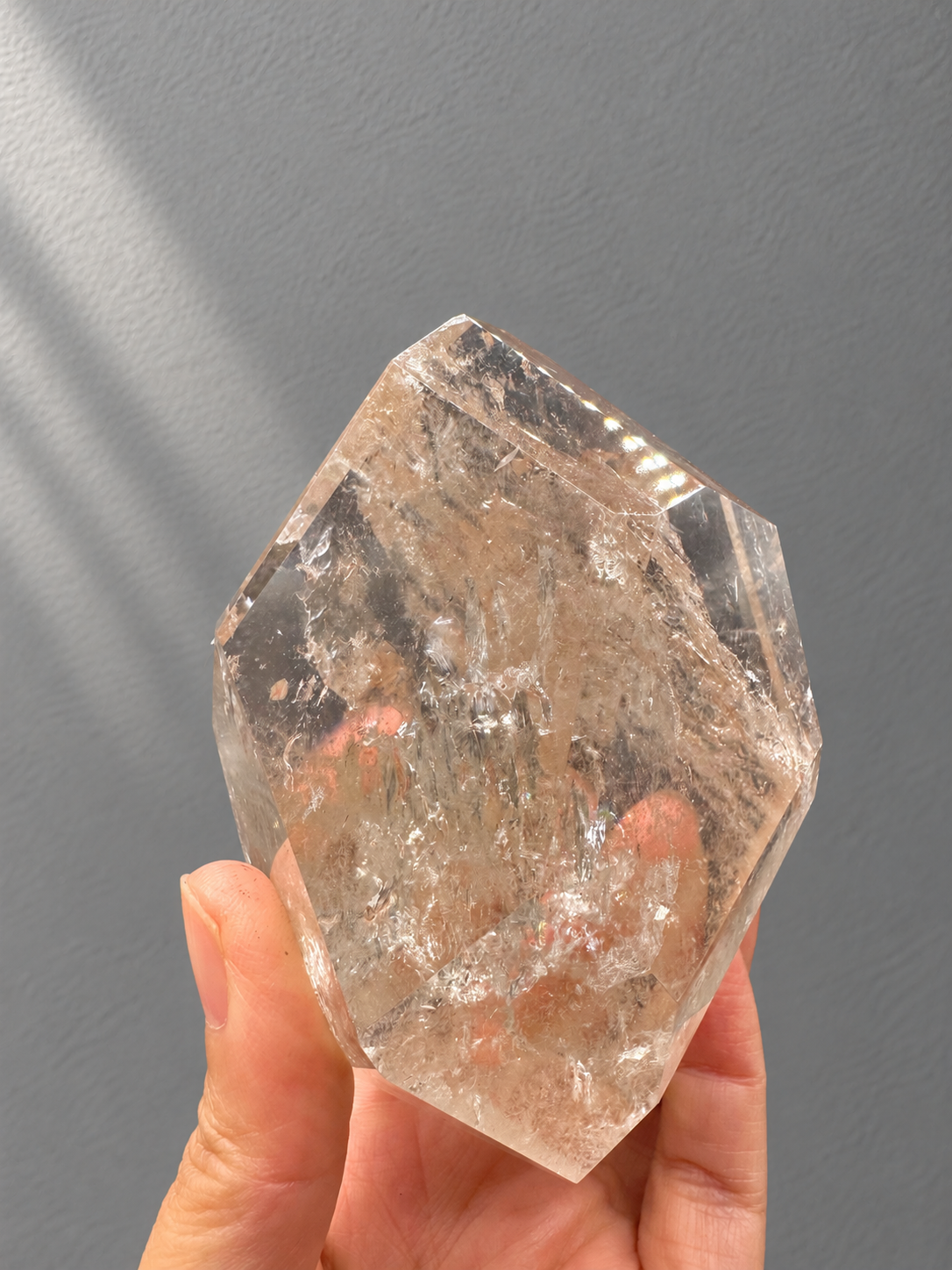 Brazilian Clear Quartz Freeform 377g, exact piece #3, view 24