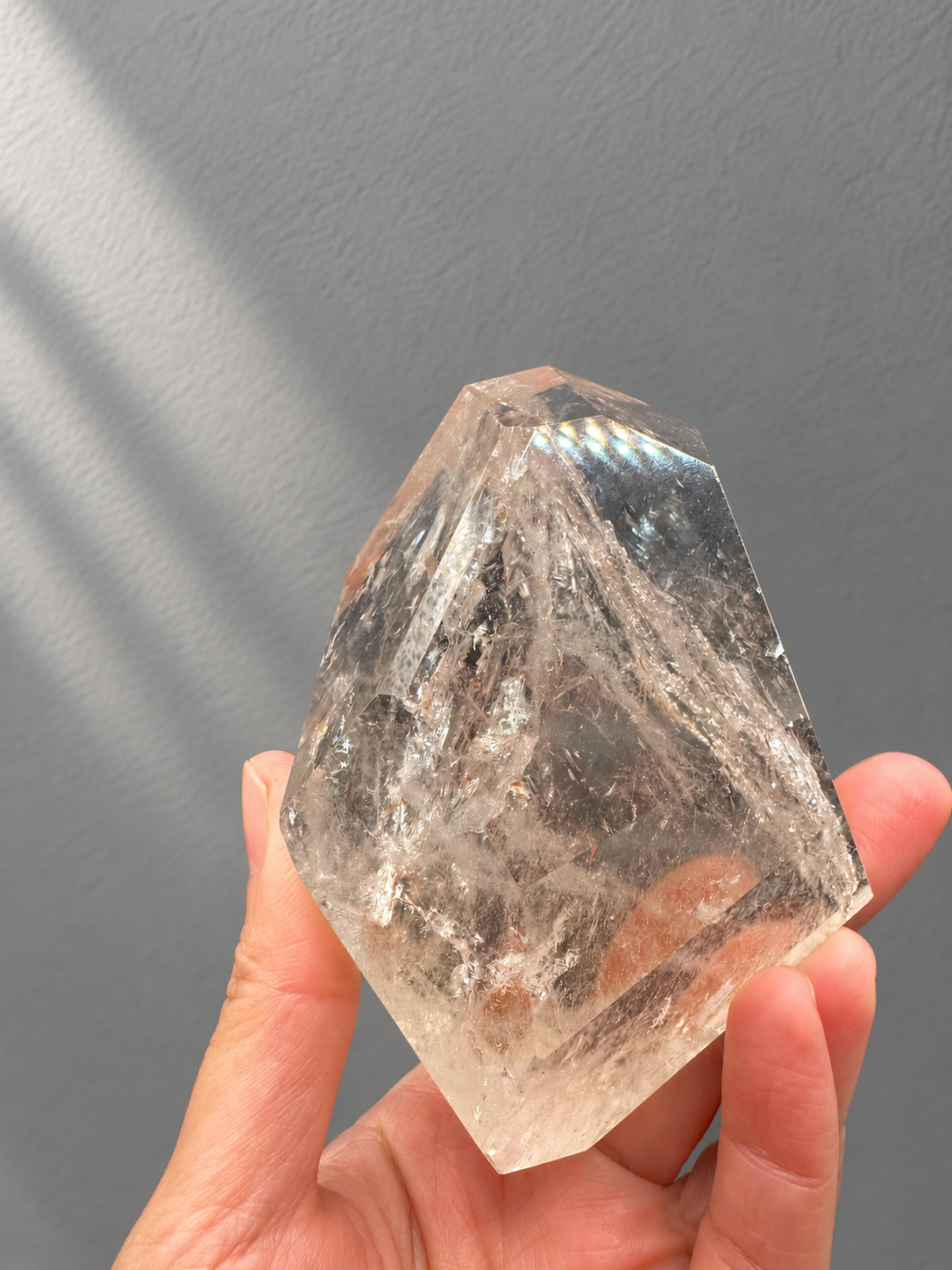 Brazilian Clear Quartz Freeform 377g, exact piece #3, view 25