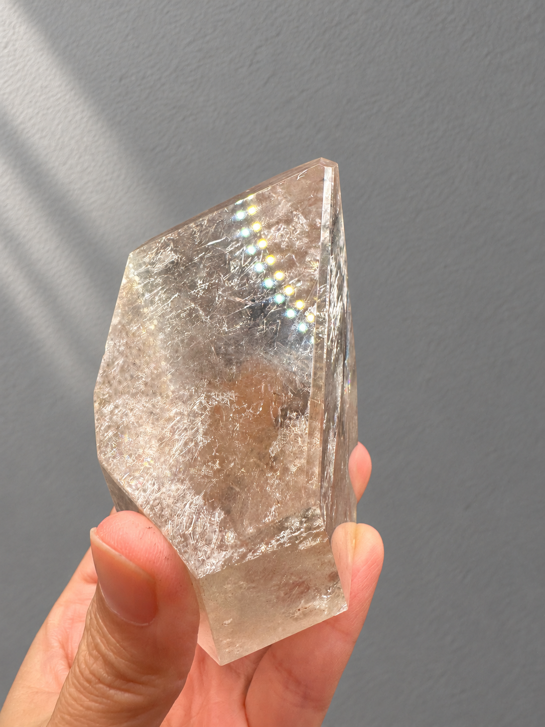 Brazilian Clear Quartz Freeform 377g, exact piece #3, view 26