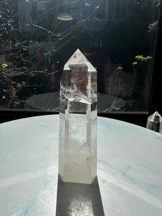 Clear Quartz Tower #40 Brazil 572g 16.3cm exact piece