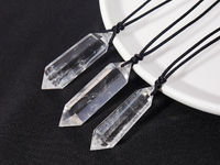 Clear Quartz Necklace | Natural 4–5cm Pendant with Sterling Silver