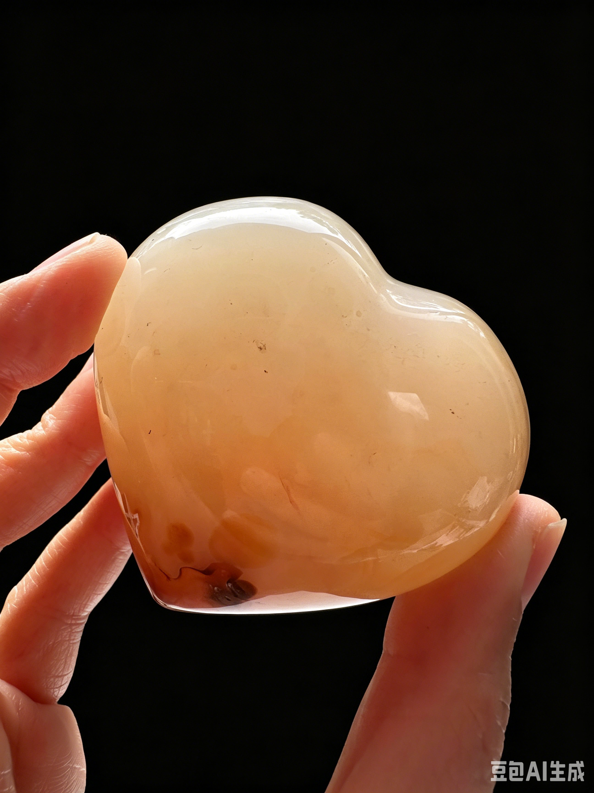Druzy Agate Heart | Natural Crystal Carving 50–200g